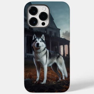 Siberian Husky Halloween Beängstigend Case-Mate iPhone 14 Pro Max Hülle