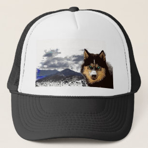 Siberian Husky Hat Truckerkappe