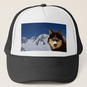 Siberian Husky Hat Truckerkappe