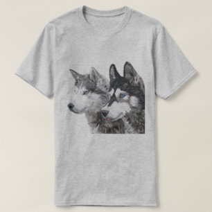 Siberian Husky Hogs T-Shirt