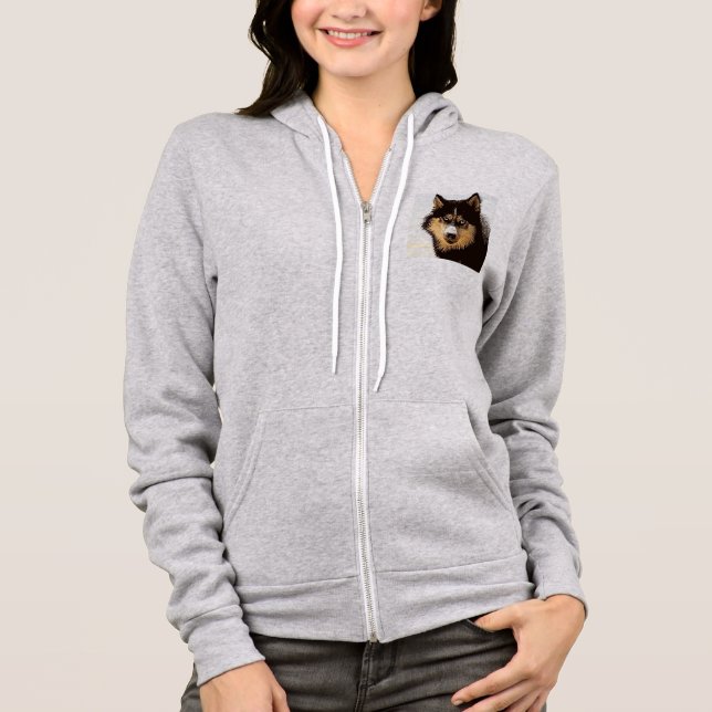 Siberian Husky Hoodie (Vorderseite)
