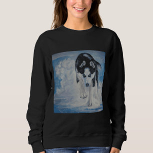 Siberian Husky Kunsthandwerk Sweatshirt