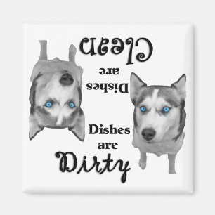 Siberian Husky Liebhaber Geschirrspülmaschine Magn Magnet
