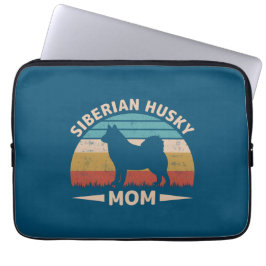 Siberian Husky Mama Special Bond Husky Mama Laptopschutzhülle