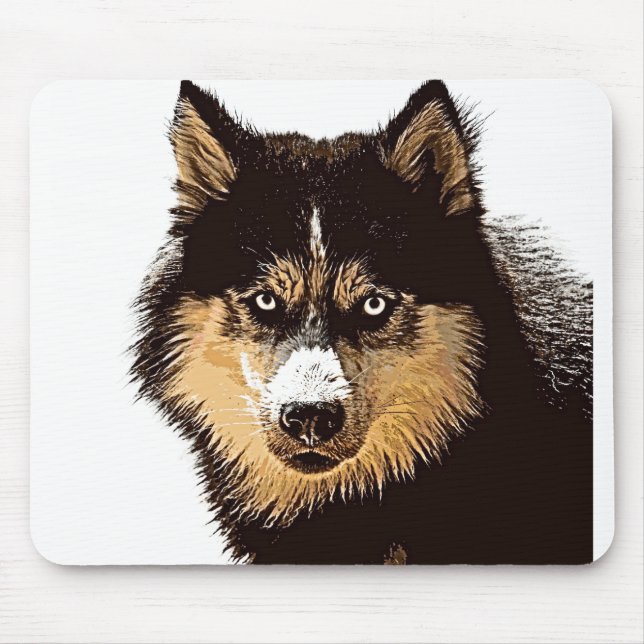 Siberian Husky Mousepad (Vorne)