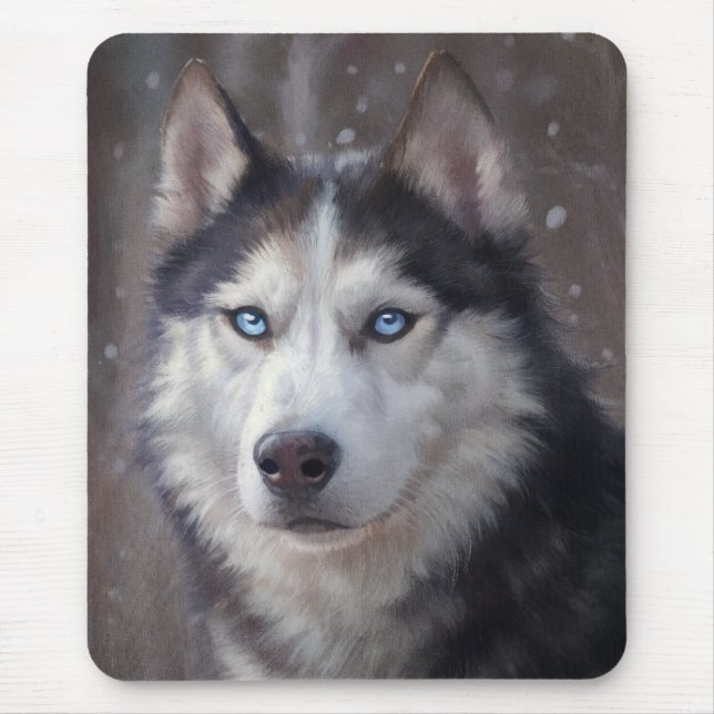 Siberian Husky Mousepad (Vorne)