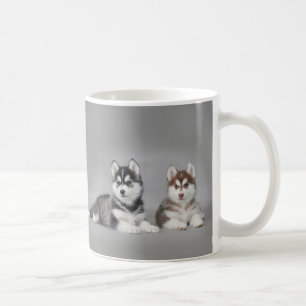 Siberian husky puppies kaffeetasse