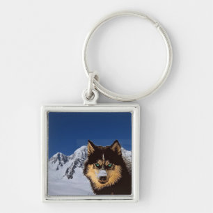 Siberian Husky Schlüsselanhänger