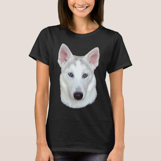Siberian Husky Sky T-Shirt (Vorderseite)