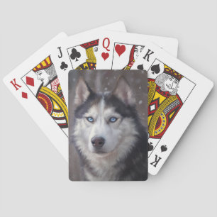 Siberian Husky Spielkarten