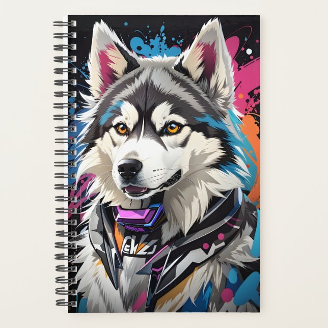 Siberian Husky Splash Planer (Vorderseite)