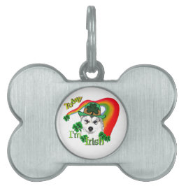 Siberian Husky St Patrick's Tiermarke