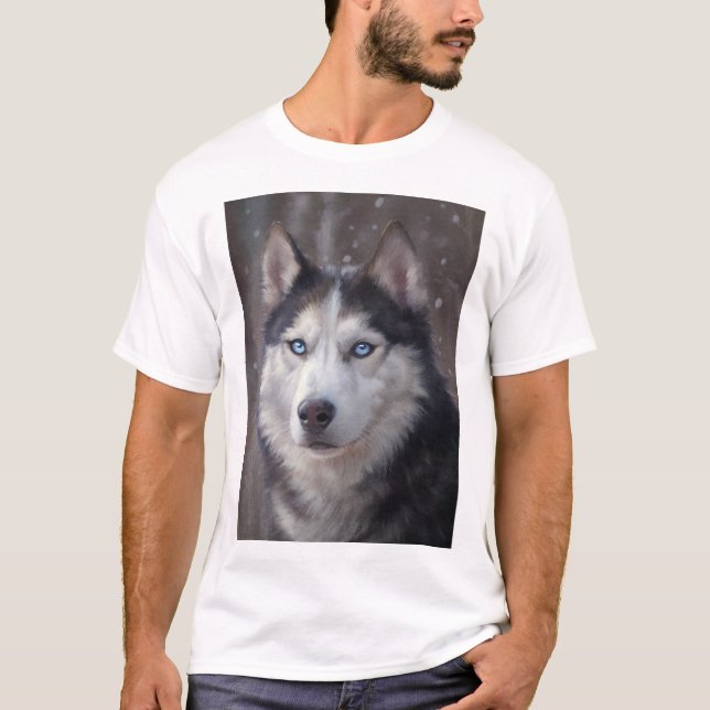 Siberian Husky T-Shirt (Vorderseite)