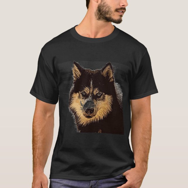 Siberian Husky T - Shirt (Vorderseite)