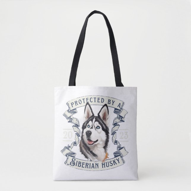 Siberian Husky Tote Bag (Vorderseite)