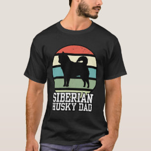 Siberian Husky Vater I Retro Husky Vater T-Shirt
