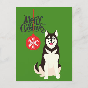Siberian Husky Weihnachten