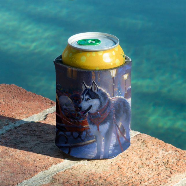 Siberian Husky Weihnachtssaison Dosenkühler (In Situ Pool)