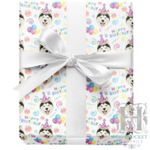 Siberian Husky Wrapping Paper