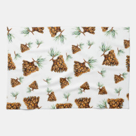 Siberian Pinecone Pattern Towel Geschirrtuch