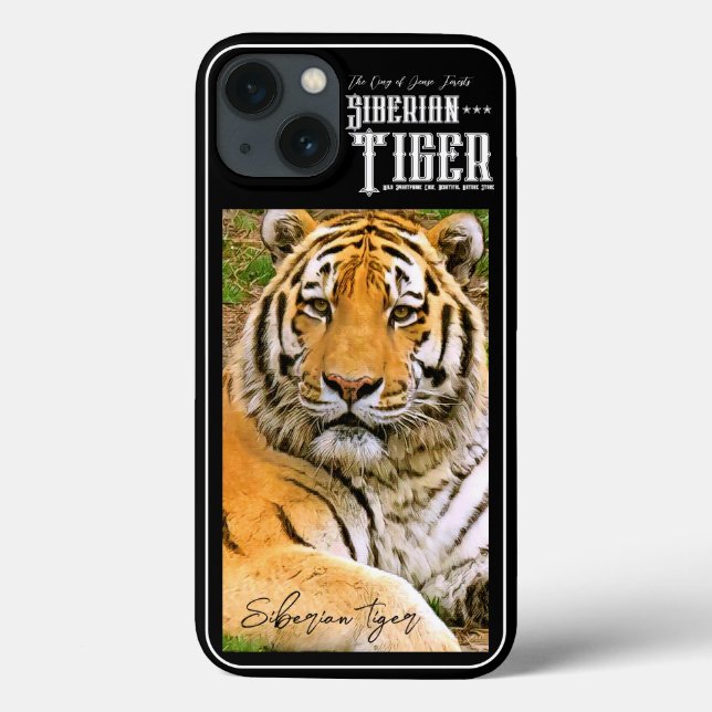 Siberian Tiger Case-Mate iPhone Hülle (Rückseite)