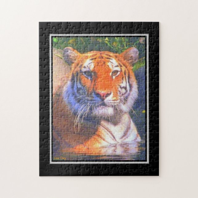 Siberian Tiger Jigsaw Puzzle (Vertikal)