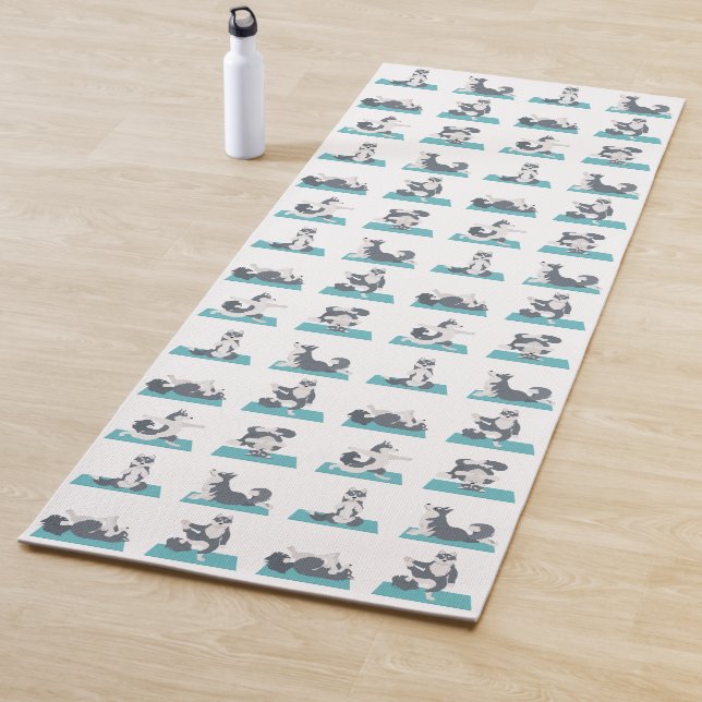 Siberische Husky-Yoga-Pose Yogamatte (Beispiel)