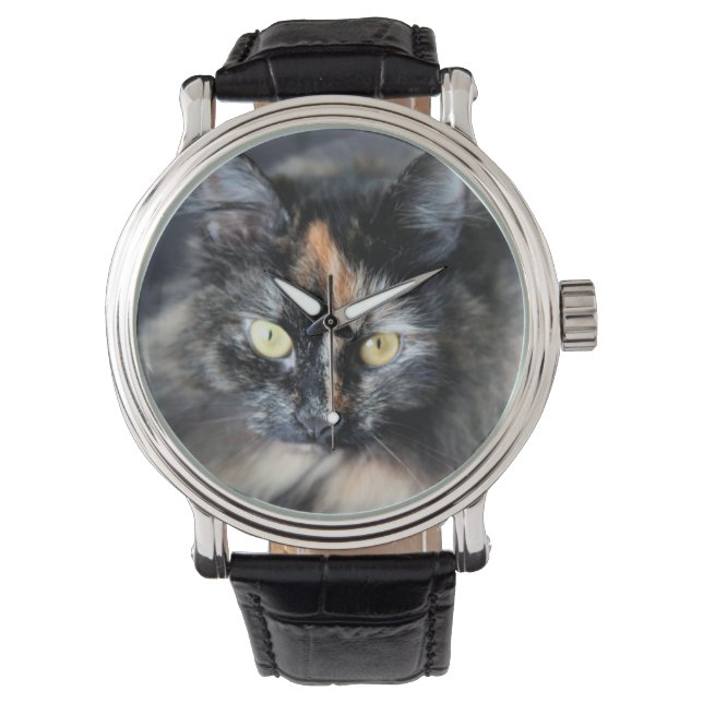 Siberische Katze Armbanduhr (Vorderseite)