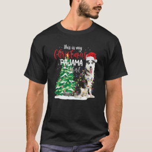 Siberischer Husky, das ist mein Weihnachtsjama-Hun T-Shirt
