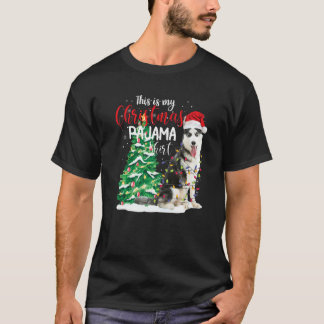 Siberischer Husky, das ist mein Weihnachtsjama-Hun T-Shirt