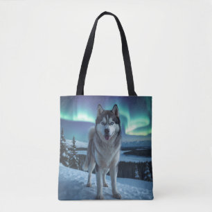 Siberischer Husky Elegante Schultertour Beutel