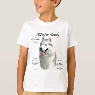 Siberischer Husky-Geschichtsentwurf T-Shirt