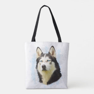 Siberischer Husky Hund Farbe Farbe Farbe Malerei