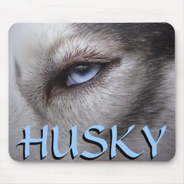Siberischer Husky Mousepad gibt Malamute Schlitten (Vorne)