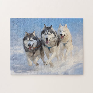 Siberischer Husky-Pack 2 Puzzle