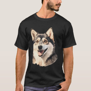 Siberischer Husky Vintag Style T-Shirt