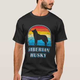 Siberischer Husky Vintager Designhund T-Shirt