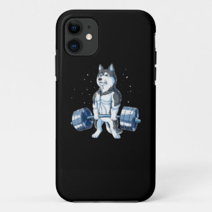 Siberischer Husky Weightlift Funny Deadlift Männe Case-Mate iPhone Hülle