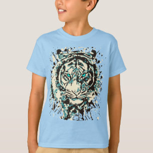 Siberischer Tiger-T - Shirt   Farbiger Tiger-T - S