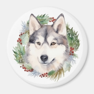 Siberischer Weihnachtsmann Weihnachtsmann Magnet