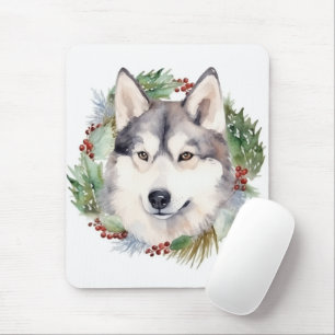 Siberischer Weihnachtsmann Weihnachtsmann Mousepad