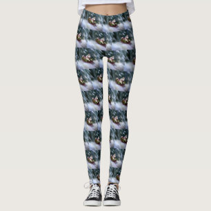Siberischer Weihnachtsschnee Leggings