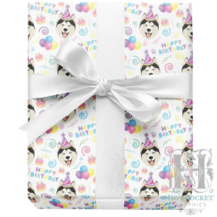 Sibirian Husky Geschenkpapier