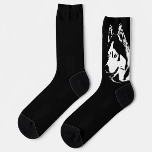 Sibirian Husky Socken Husky-Hundesocken anpassen
