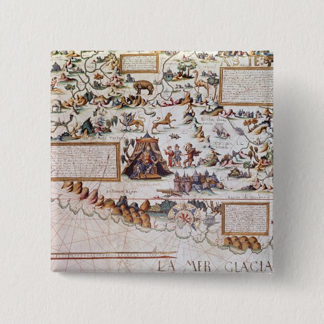 Sibirien Button (Vorderseite)