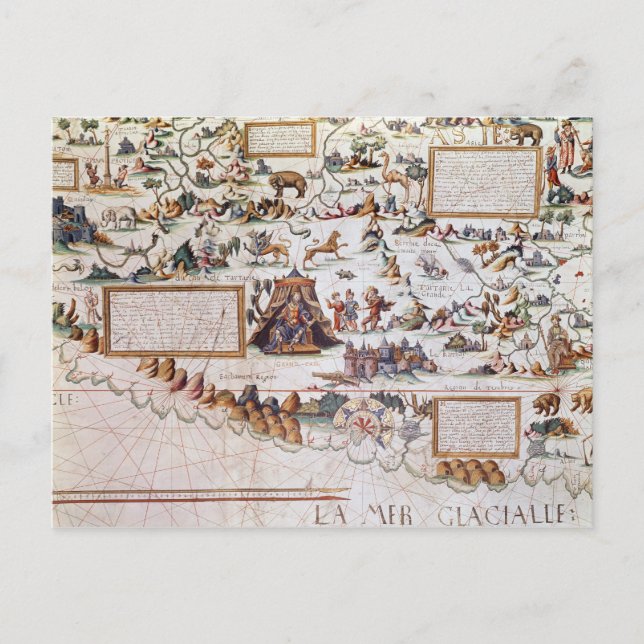 Sibirien Postkarte (Vorderseite)