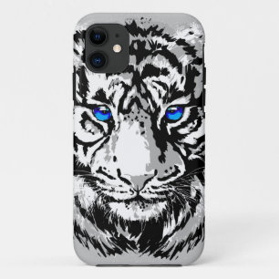 Sibirienweißer Tiger Kopf - Tiger Blue Case-Mate iPhone Hülle