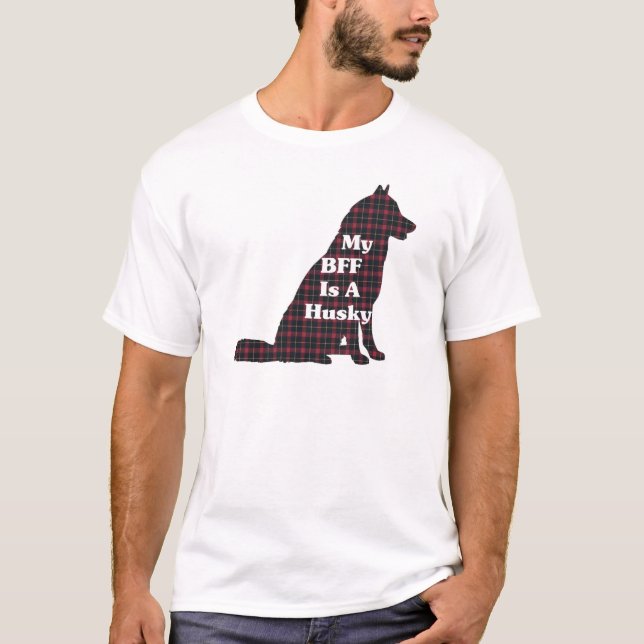 Sibirische HUSKY BESTE FREUNDIN Geschenke T-Shirt (Vorderseite)