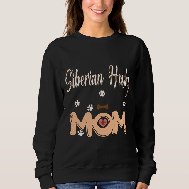 Sibirische Husky-Mama 6 Sweatshirt (Vorderseite)