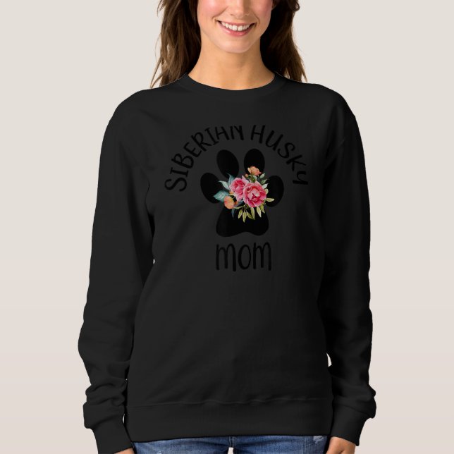 Sibirische Husky-Mama Sweatshirt (Vorderseite)